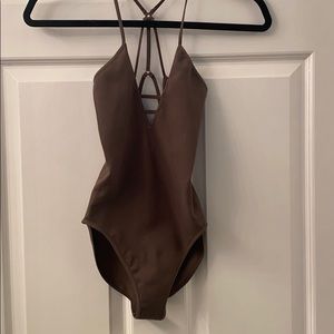 Brand new FP Movement hunter green bodysuit XS/S